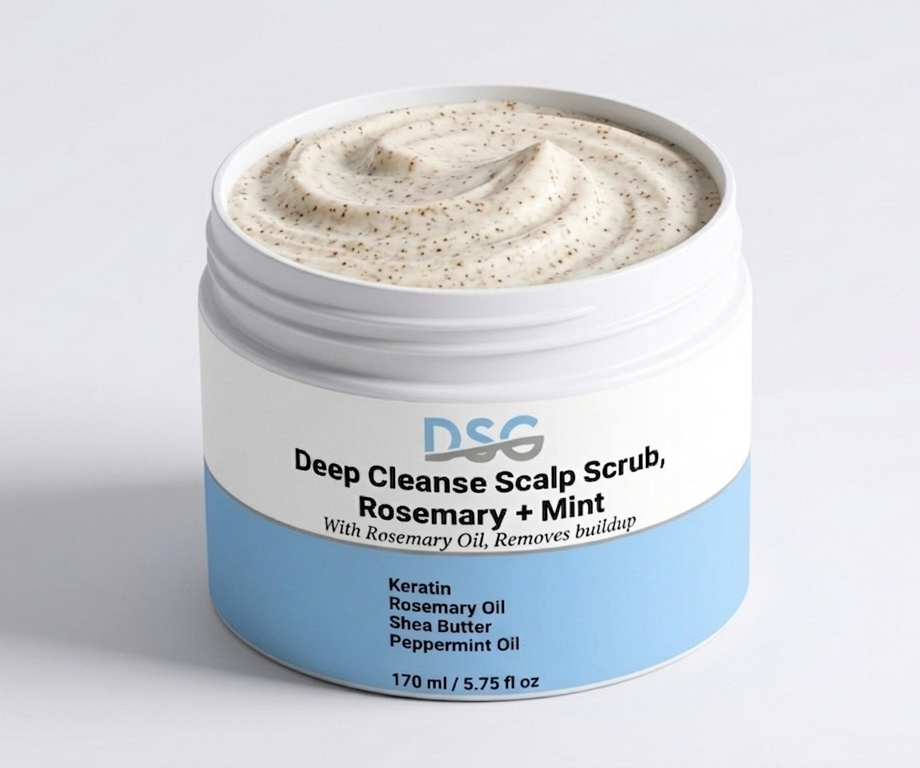 DSG Deep Cleanse Scalp Scrub, Rosemary & Mint