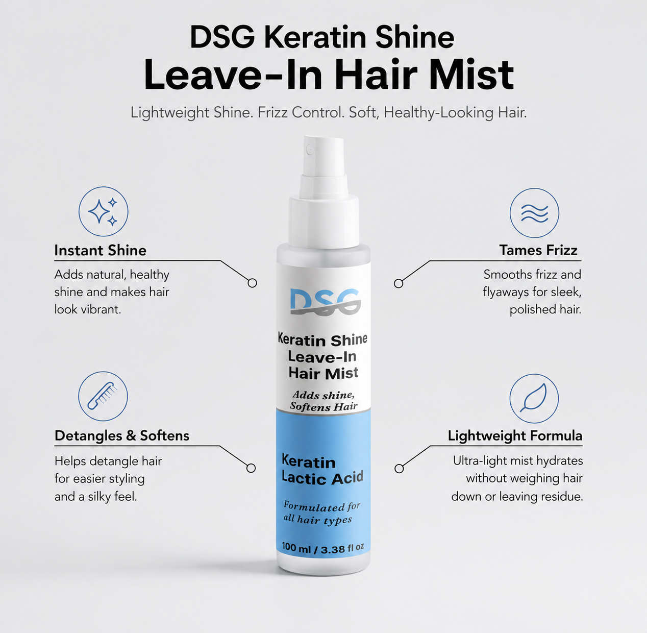 Keratin Shine Leave-In Hair Mist