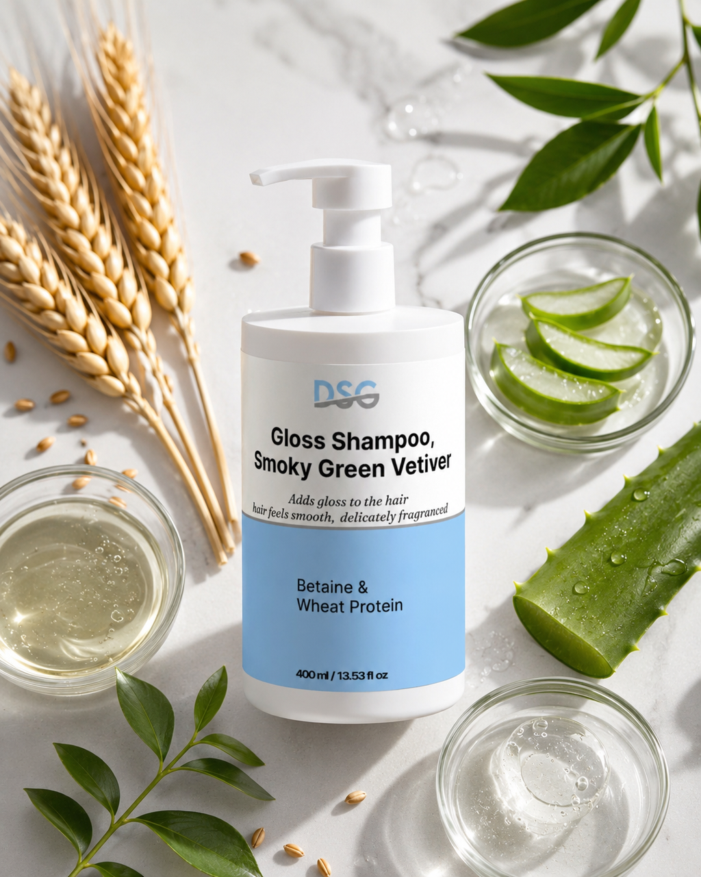 DSG Gloss Shampoo, Smoky Green Vetiver