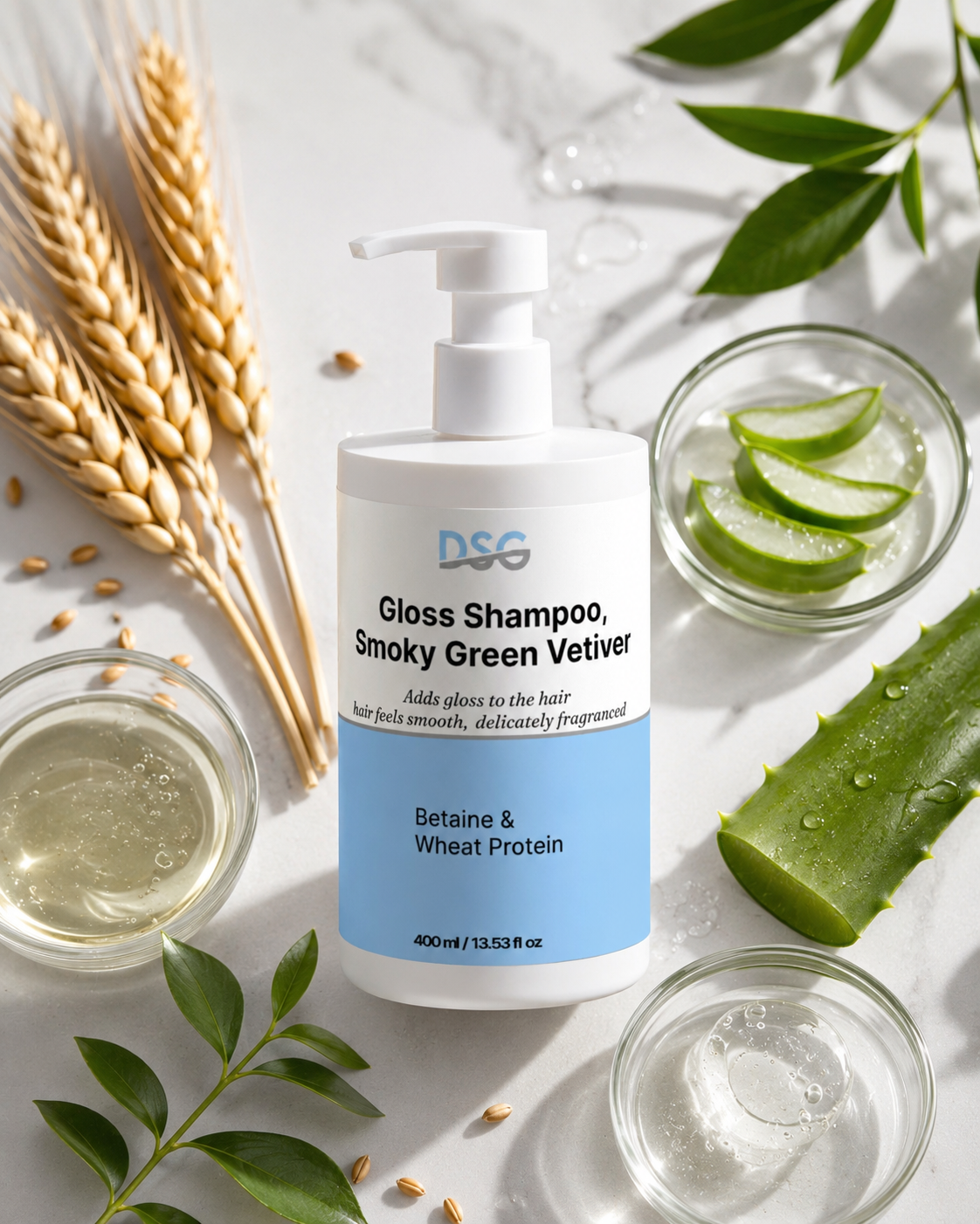 DSG Gloss Shampoo, Smoky Green Vetiver