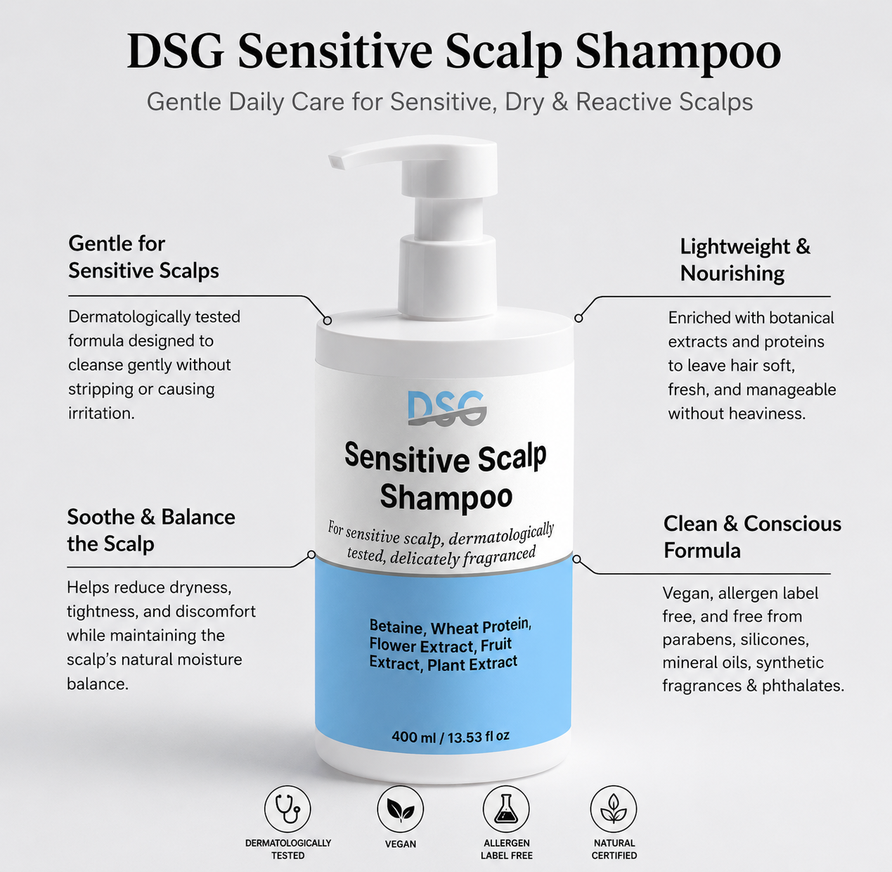 DSG Sensitive Scalp Shampoo