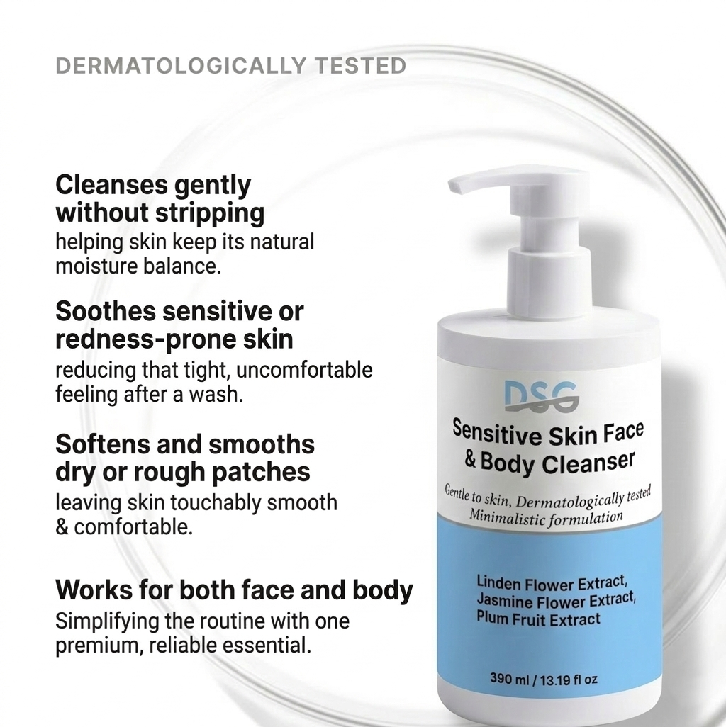 DSG Sensitive Skin Face & Body Cleanser