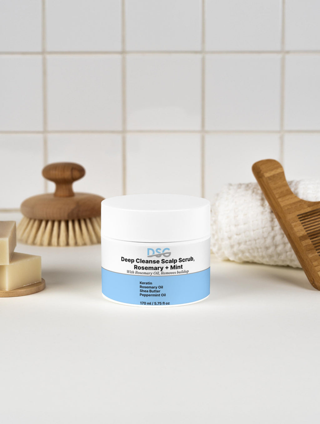 DSG Deep Cleanse Scalp Scrub, Rosemary & Mint