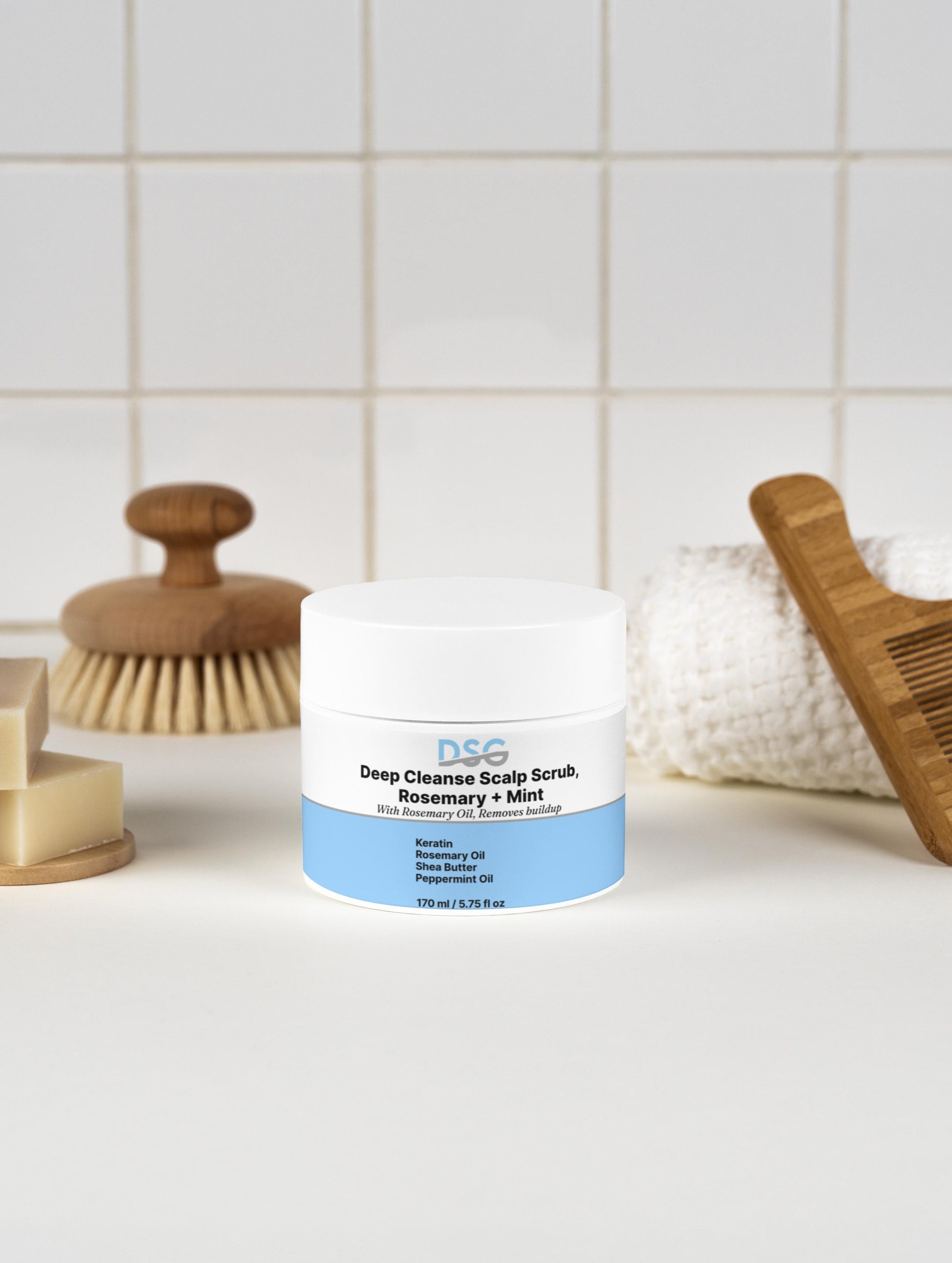 DSG Deep Cleanse Scalp Scrub, Rosemary & Mint